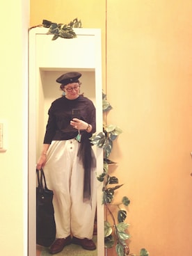 「Felisi（フェリージ）のアイテム」を使った、えちご屋さん（レディース・168cm）の秋コーディネート