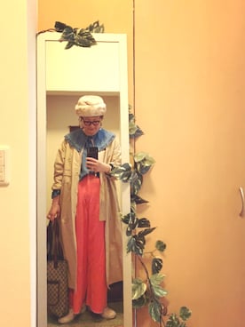 「Dignite collier（ディニテコリエ）のアイテム（ジャケット/アウター）」を使った、えちご屋さん（レディース・168cm）の秋コーディネート