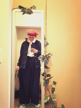 「SAC（サック）のアイテム」を使った、えちご屋さん（レディース・168cm）の冬コーディネート