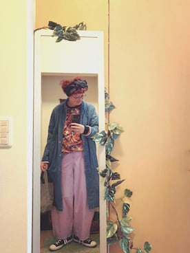 「SAC（サック）のアイテム」を使った、えちご屋さん（レディース・168cm）の春コーディネート