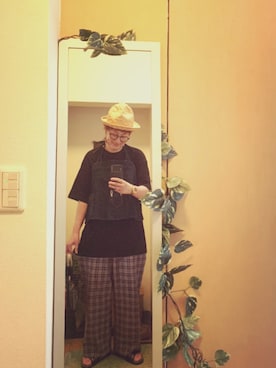 「TATAMI（タタミ）のアイテム」を使った、えちご屋さん（レディース・168cm）の夏コーディネート