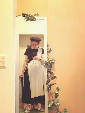 「ペイズリー柄パンツ」｜「アイテム（ワンピース/ドレス）」を使った、えちご屋さん（レディース・168cm）の夏コーディネート