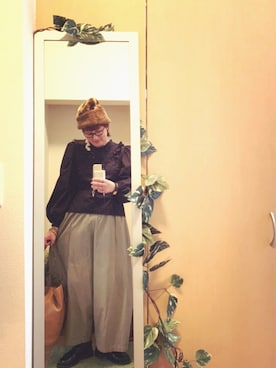 「HEADSTAR（ヘッドスター）のアイテム」を使った、えちご屋さん（レディース・168cm）の秋コーディネート