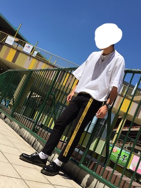 「OFF-WHITE」｜「アイテム（腕時計）」を使った、kazuhoさん（メンズ・181cm）の夏コーディネート