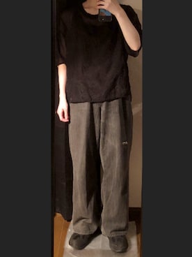 「黒髪ショート」｜ミドリ(相互目的のフォロー遠慮します)さん（レディース・161cm）の夏コーディネート