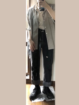 「黒髪ショート」｜ミドリ(相互目的のフォロー遠慮します)さん（レディース・161cm）の夏コーディネート