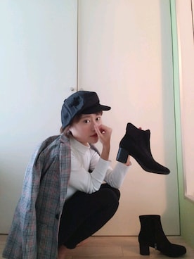 「GAP（ギャップ）のアイテム（テーラードジャケット）」を使った、AYAKA🌼さん（レディース・160cm）の秋コーディネート