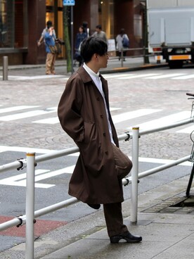 「UNIQLO（ユニクロ）のタートルネックT（長袖）（Tシャツ/カットソー）」を使った、tom🐶さん（メンズ・167cm）の秋コーディネート