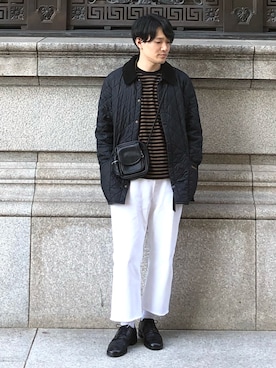 「MUJI」｜「アイテム（その他アウター）」を使った、tom🐶さん（メンズ・167cm）の春コーディネート