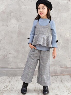 「韓国子供服bee」｜子供服Beeさん（キッズ・110cm）の夏コーディネート