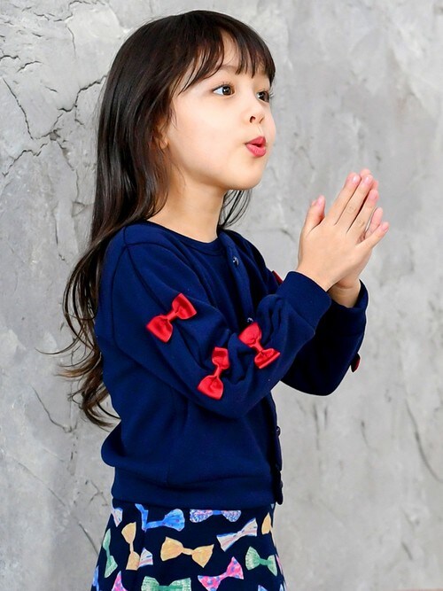 韓国 子供服のbee子供服beeさんのカーディガン ボレロを使ったコーディネート Zozotown