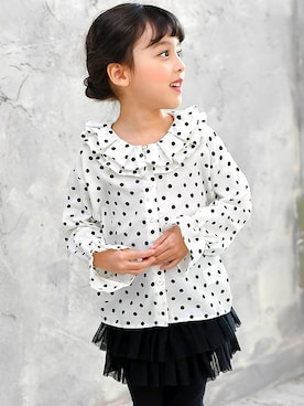 「#ガーリー」｜子供服Beeさん（キッズ・110cm）の春コーディネート