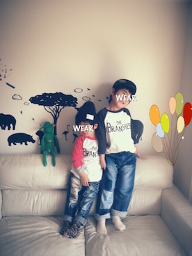 naooon☆さん（キッズ・120cm）の春コーディネート