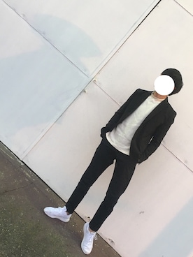 「Daniel Wellington（ダニエルウェリントン）の【Daniel Wellington】レザーバンド３６ＭＭ（アナログ腕時計）」を使った、夢空さん（メンズ・175cm）の冬コーディネート