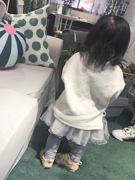 「アイテム（スウェット）」を使った、ひーちゃんさん（キッズ・80cm）の春コーディネート