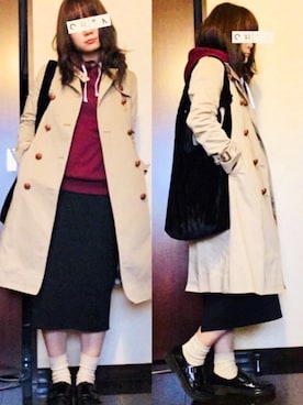 「Jack Willsのアイテム（トップス）」を使った、emichonさん（レディース・153cm）の秋コーディネート