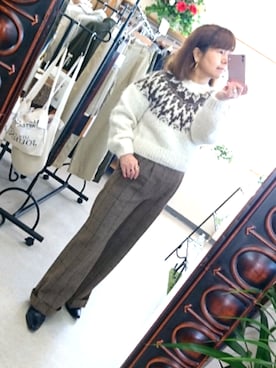 「Ungrid（アングリッド）のアイテム（シューズ）」を使った、☆＊noririn＊☆ さん（レディース・158cm）の秋コーディネート