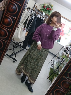 「Ungrid（アングリッド）のアイテム（シューズ）」を使った、☆＊noririn＊☆ さん（レディース・158cm）の秋コーディネート