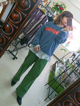 「Ungrid（アングリッド）のアイテム（シューズ）」を使った、☆＊noririn＊☆ さん（レディース・158cm）の秋コーディネート