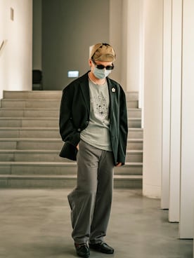 鄭百軒さんのコーディネート