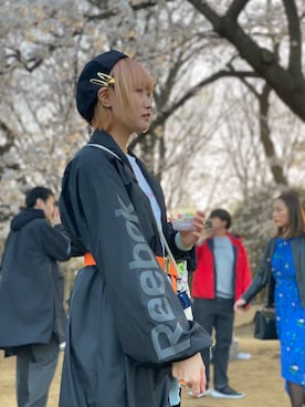 「STINGRAY（スティングレイ）のアイテム」を使った、kanna.さん（レディース・162cm）の春コーディネート