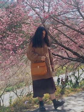 「sakura」｜ㄙㄚㄩㄚさん（レディース・160cm）の冬コーディネート