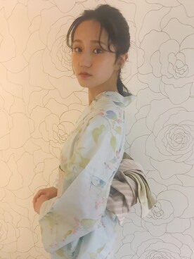 「ヘアメイク」｜よち☆さん（レディース・160cm）の秋コーディネート