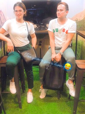 「Guess（ゲス）のアイテム（シャツ/ブラウス）」を使った、tstyle86さん（メンズ・172cm）の夏コーディネート