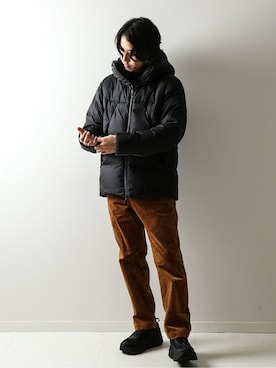 「JOURNAL STANDARD relume（ジャーナルスタンダード　レリューム）のアイテム（ダウンジャケット/コート）」を使った、SASAさん（メンズ・175cm）の秋コーディネート