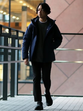 「JOURNAL STANDARD relume（ジャーナルスタンダード　レリューム）のアイテム（ダウンジャケット/コート）」を使った、SASAさん（メンズ・175cm）の冬コーディネート