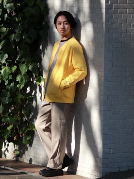 「Champion（チャンピオン）のアイテム（ブルゾン）」を使った、SASAさん（メンズ・175cm）の冬コーディネート