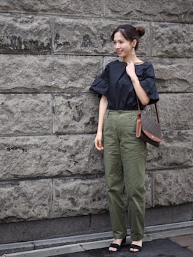 Ayano Fujitaさん（レディース・165cm）の夏コーディネート