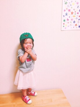 M♡Nさん（キッズ・90cm）の春コーディネート