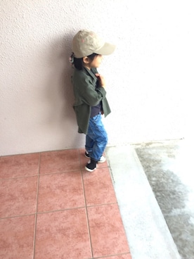 M♡Nさん（キッズ・90cm）の冬コーディネート