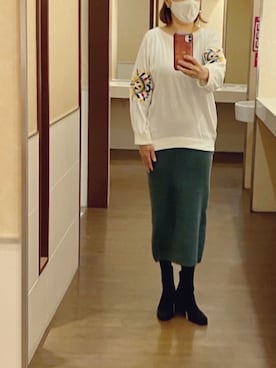 「chanel」｜「アイテム（スウェット）」を使った、momoさん（レディース・160cm）の冬コーディネート