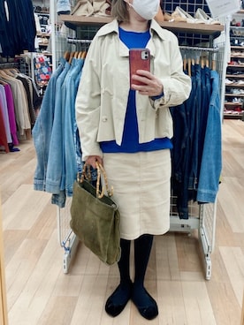 「NOR'EASTERLY（ノアイースターリー）のアイテム」を使った、momoさん（レディース・160cm）の春コーディネート