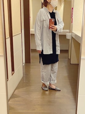 「UNITED ARROWS（ユナイテッドアローズ）のアイテム（ピアス（両耳用））」を使った、momoさん（レディース・160cm）の春コーディネート