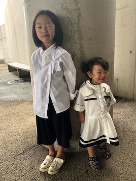 「NET（ネット）のアイテム（フォーマルスーツ/小物）」を使った、ピーコさん（キッズ・110cm）の秋コーディネート