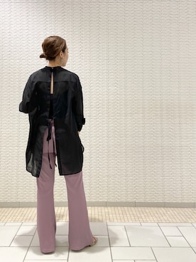 「アパートバイローリーズ」｜「アイテム（キャミソール）」を使った、まゆてぃんさん（レディース・153cm）の夏コーディネート