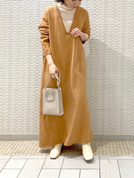 まゆてぃんさん（レディース・153cm）の冬コーディネート