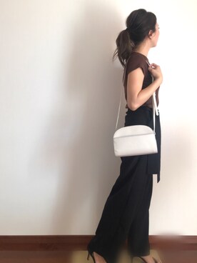 「SHIPS（シップス）のアイテム（ピアス（両耳用））」を使った、acco☆さん（レディース・161cm）の秋コーディネート