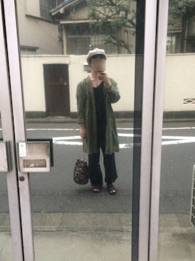 「ink（インク）のアイテム（ジャケット/アウター）」を使った、だぁ!だぁ!だぁ!さん（メンズ・170cm）の春コーディネート
