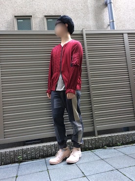 「ink（インク）のアイテム（ブルゾン）」を使った、だぁ!だぁ!だぁ!さん（メンズ・170cm）の秋コーディネート