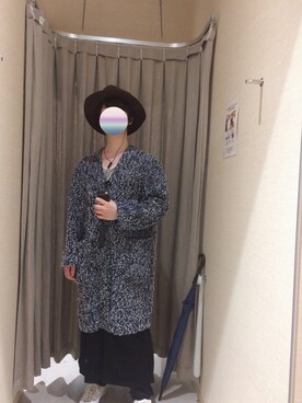 「ink（インク）のアイテム（帽子）」を使った、だぁ!だぁ!だぁ!さん（メンズ・170cm）の秋コーディネート