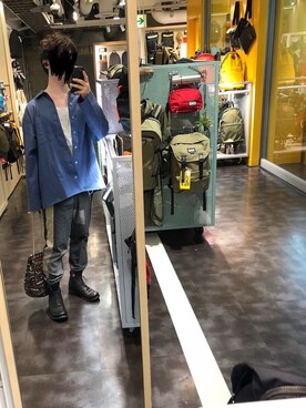 「votole（ボトル）のアイテム」を使った、だぁ!だぁ!だぁ!さん（メンズ・170cm）の秋コーディネート