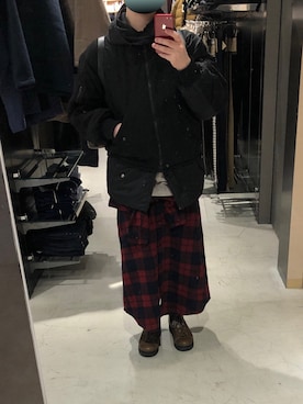 「ink（インク）のアイテム（ジャケット/アウター）」を使った、だぁ!だぁ!だぁ!さん（メンズ・170cm）の冬コーディネート