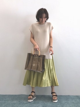 ナツコさん（レディース・162cm）の夏コーディネート