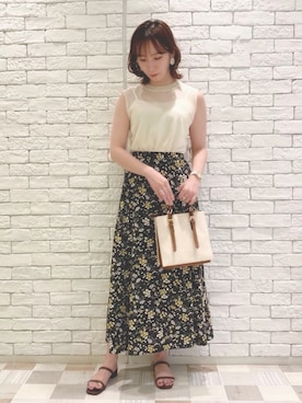 ナツコさん（レディース・162cm）の夏コーディネート