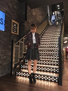 「トラペーズスカート」｜ryokoさん（レディース・160cm）の秋コーディネート