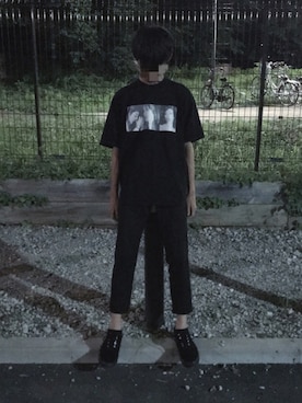 「soe（ソーイ）のアイテム（Tシャツ/カットソー）」を使った、st_urabeさん（メンズ・175cm）の夏コーディネート